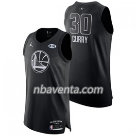 Camiseta Hombre Golden State Warriors Stephen Curry 30 2018 All Star Jordan Brand Negro Swingman